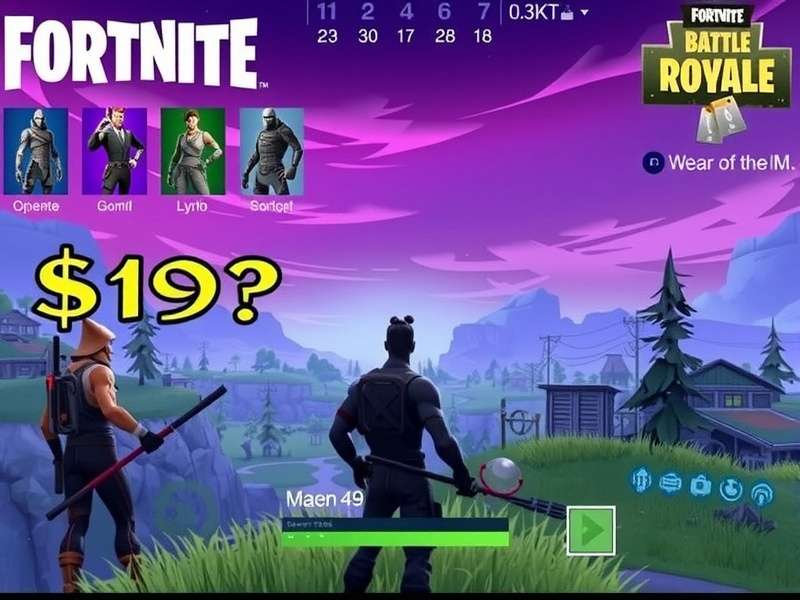 Fortnite Battle Royale free online gameplay screenshot