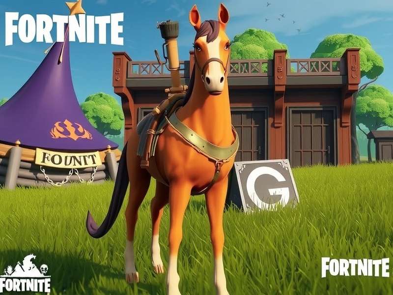 A professional Fortnite content creator's streaming setup with dual monitors