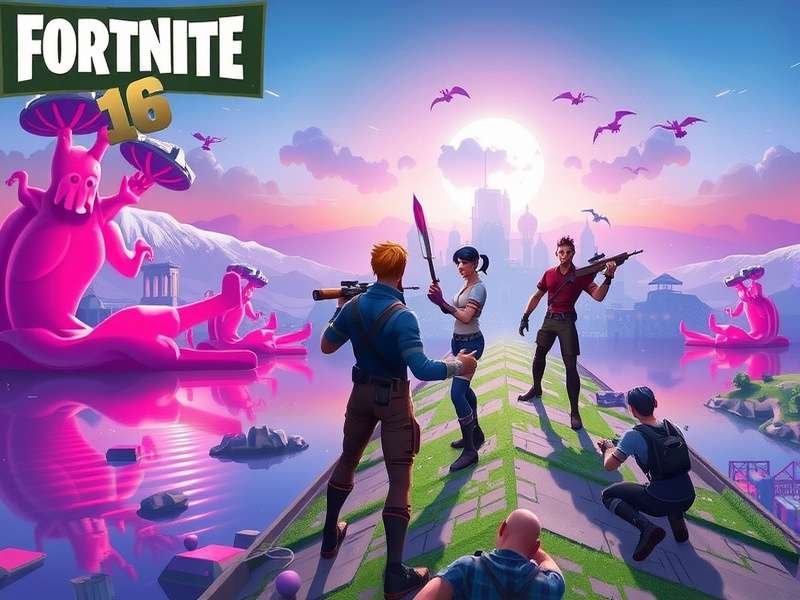 Fortnite gameplay on a high-end PC setup