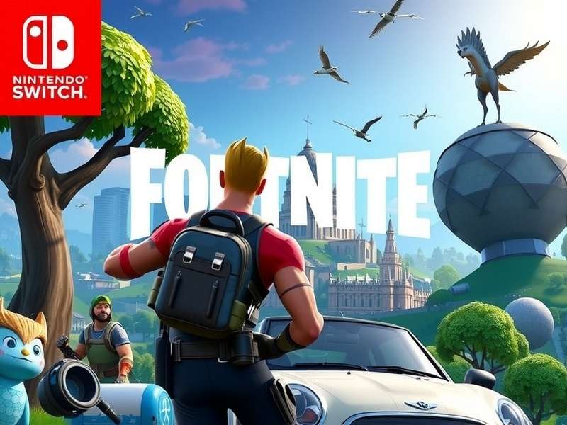 Fortnite Nintendo Switch gameplay at Walmart