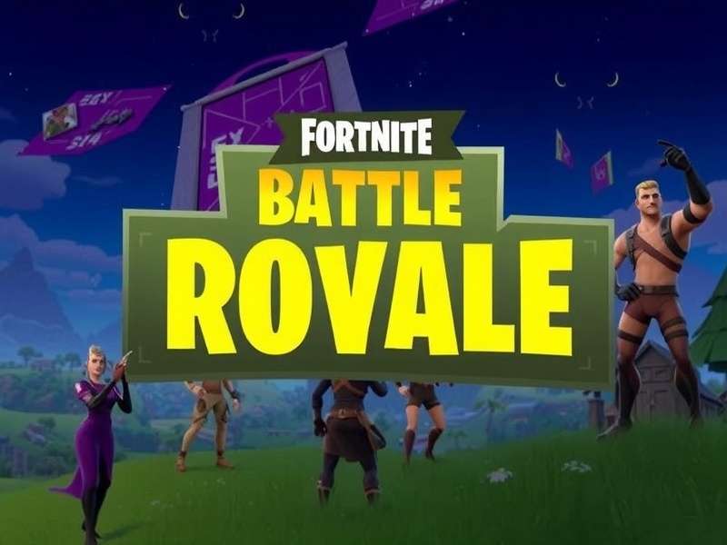 Fortnite Battle Royale gameplay on a high-end gaming PC