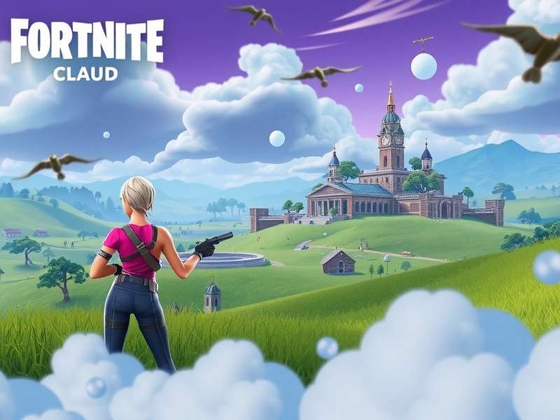 Fortnite player using cloud gaming on multiple devices