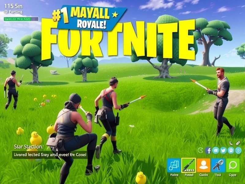 Fortnite Battle Royale Gameplay Screenshot