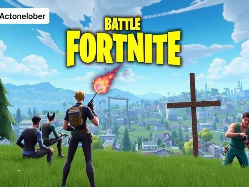 Fortnite Battle Royale gameplay on PC