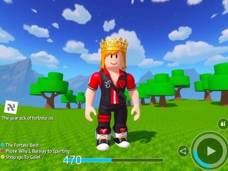 Roblox Fortnite style battle royale gameplay scene