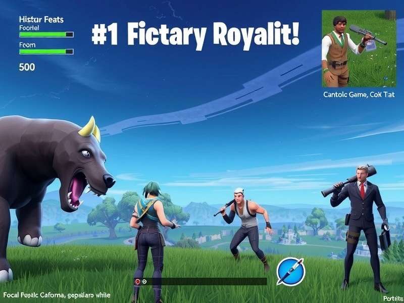 Fortnite Battle Royale gameplay screenshot showing intense building combat