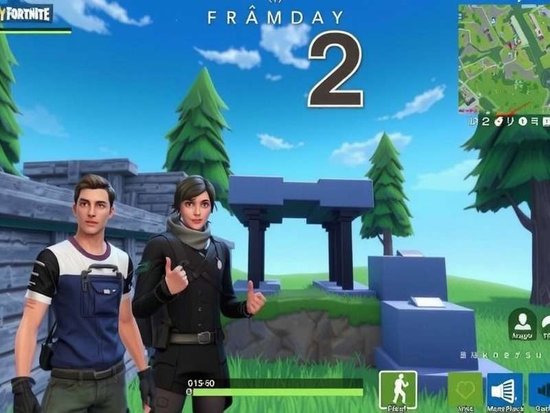 Fortnite PC gaming setup with freezing issue on screen