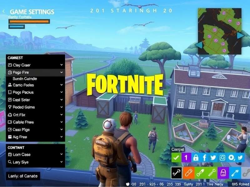 Fortnite PC Gaming Setup with High-End Peripherals