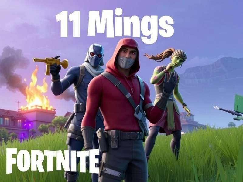 Fortnite Battle Royale gameplay on PC