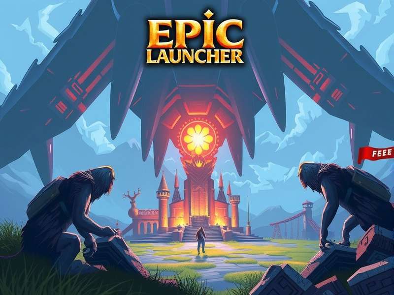 Epic Games Launcher interface on a high-end gaming PC