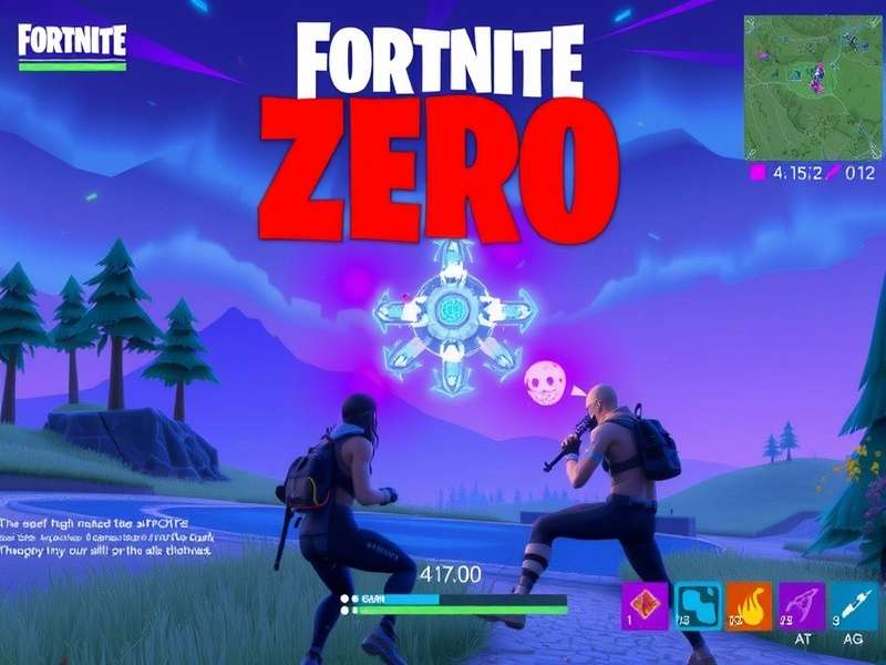 Epic Fortnite Zero Build gameplay moment showcasing intense action
