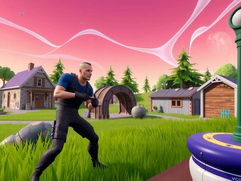 Indian gamer playing Fortnite on cloud setup