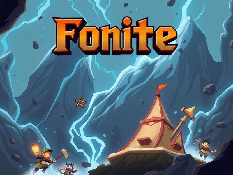 Fortnite gameplay on PC featuring vibrant battle royale island with characters and builds