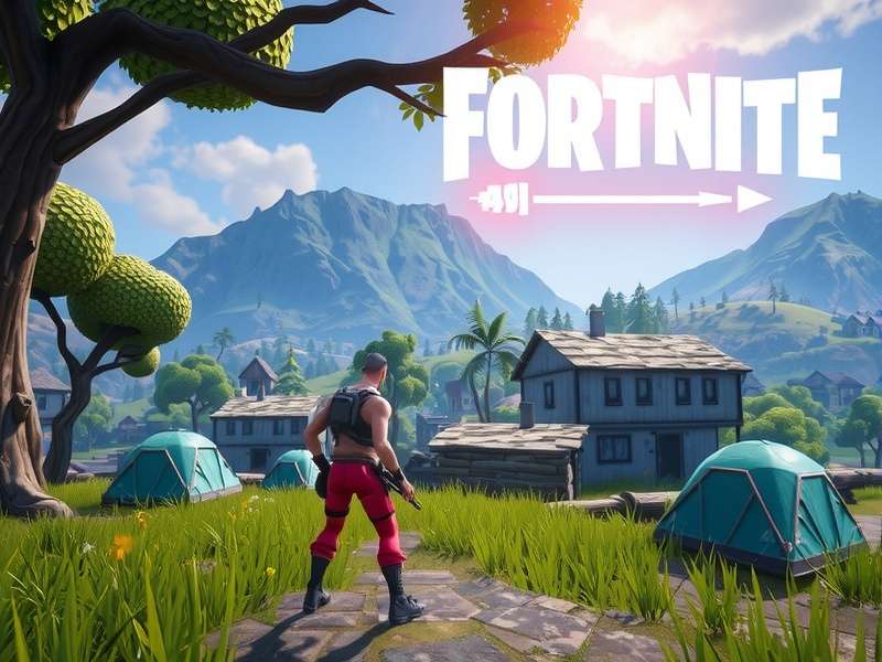 Fortnite PC gameplay action shot with Indian flag colors and high-performance gaming setup