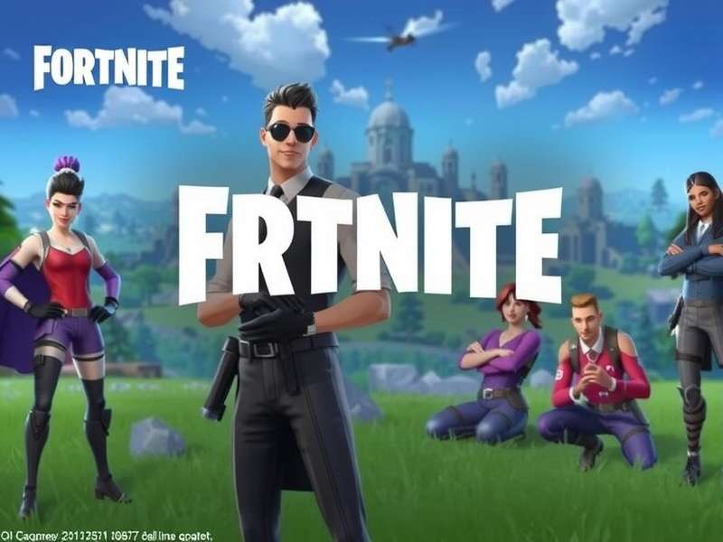 Online Fortnite gameplay featuring battle royale action on PC and console